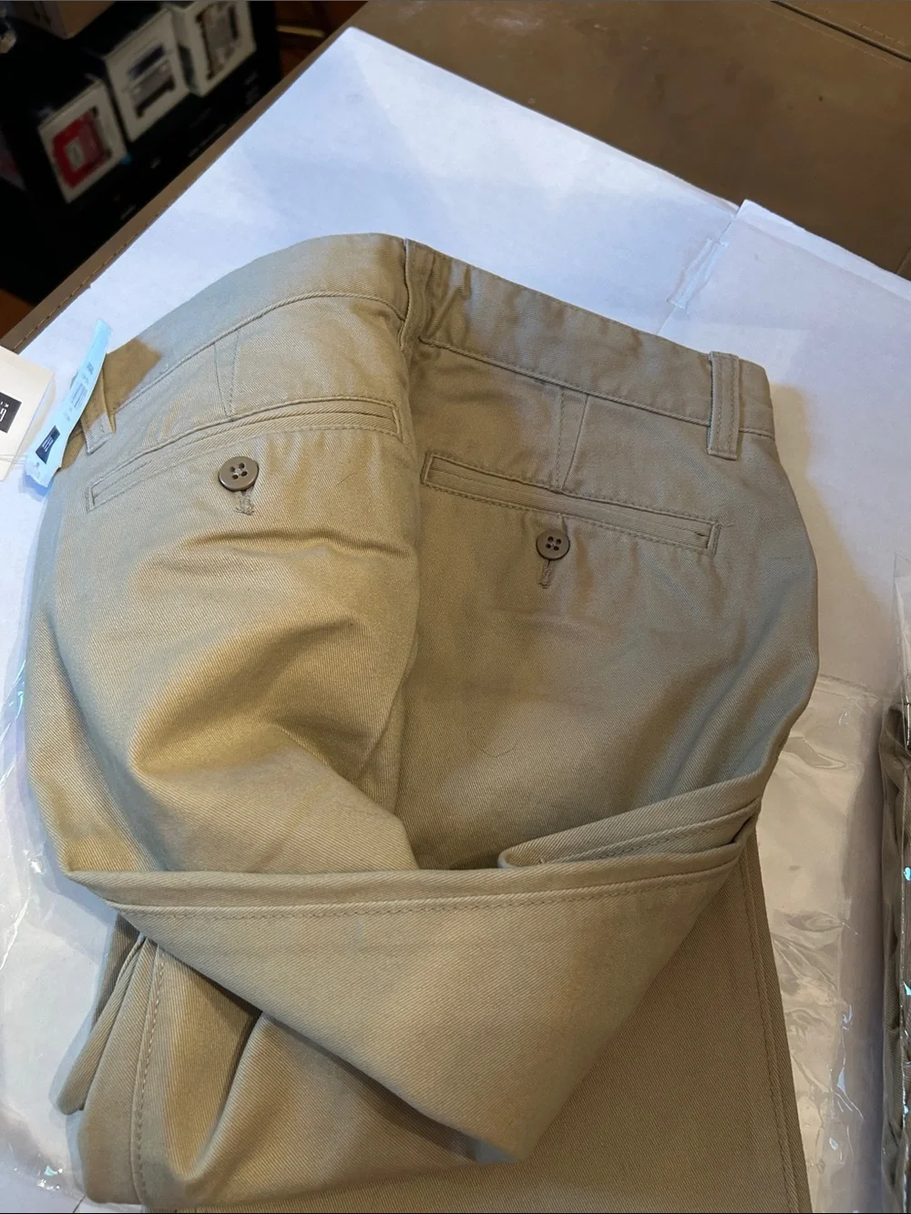 2X GAP Boys Khaki  Pants  10 Husky-NWT